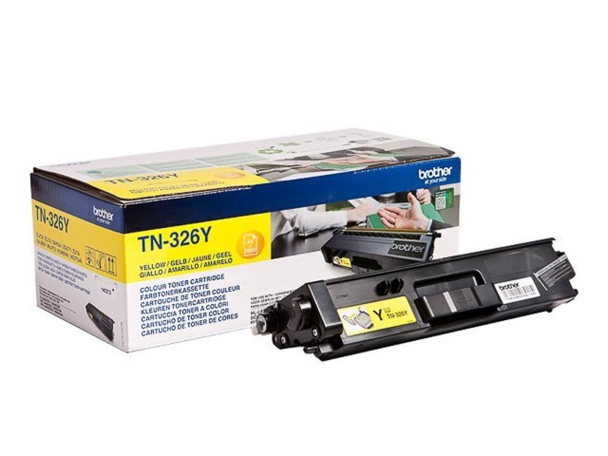 Brother TN-326 (TN-326Y) – Tóner Amarillo Original