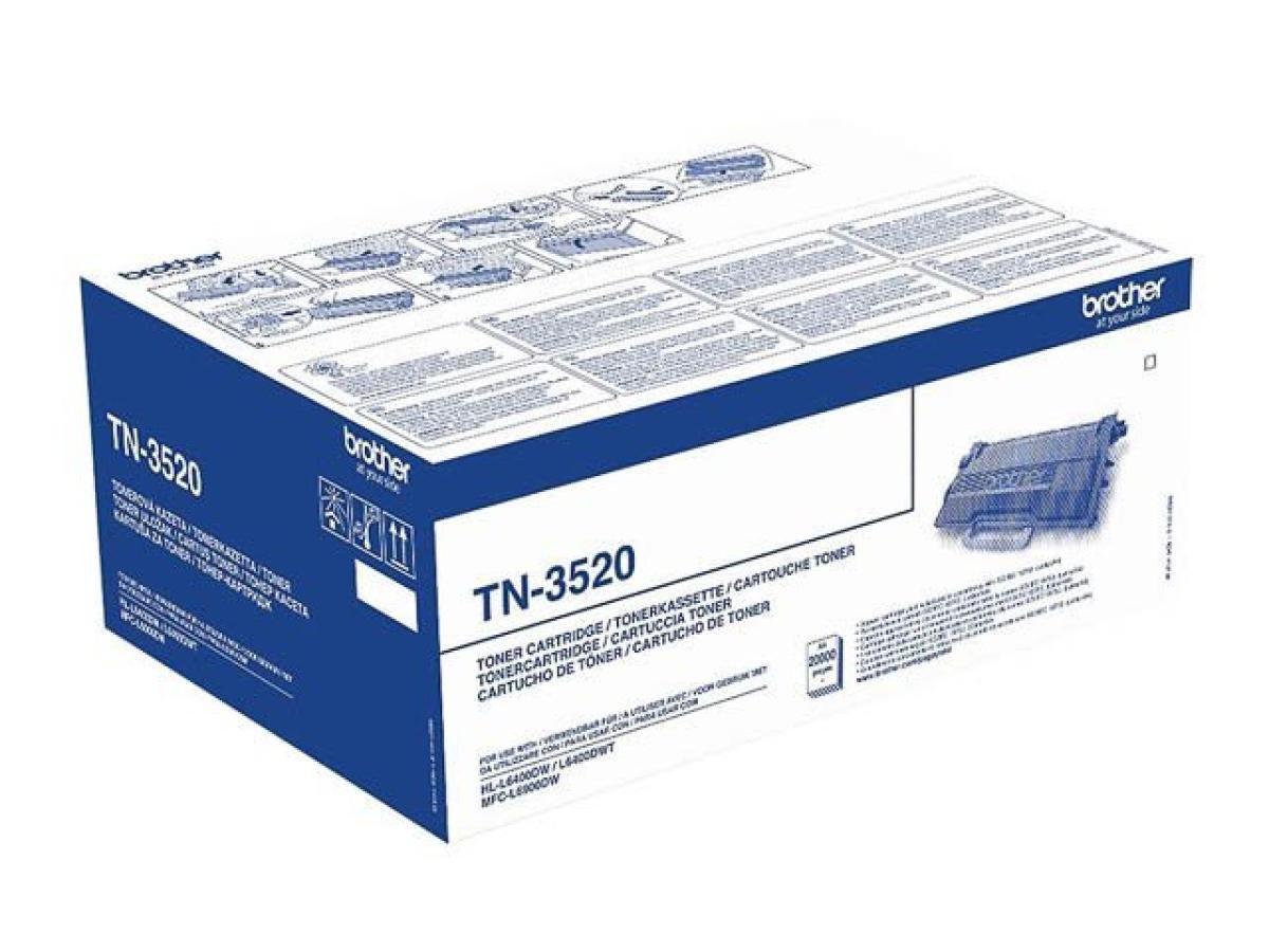 Brother TN-3520 – Tóner Negro Original