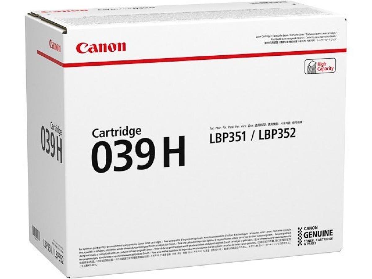 Canon 039 (039H BK) – Tóner Negro Original