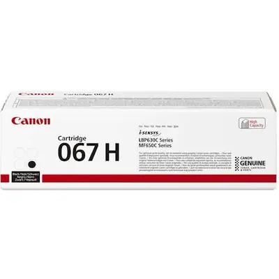 Canon 067 (067H BK) – Tóner Negro Original
