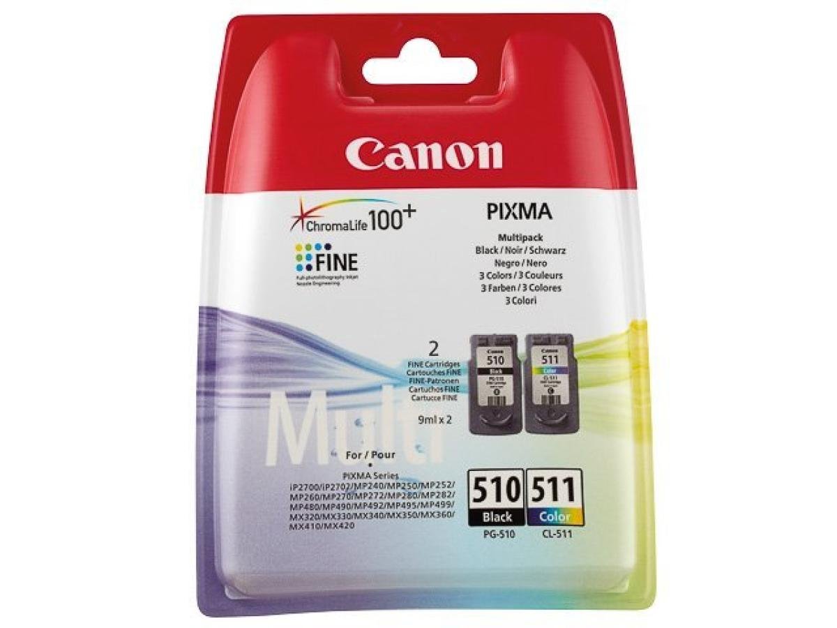 Canon PG-510 (PG-510 / CL-511) – Pack de cartuchos de tinta original