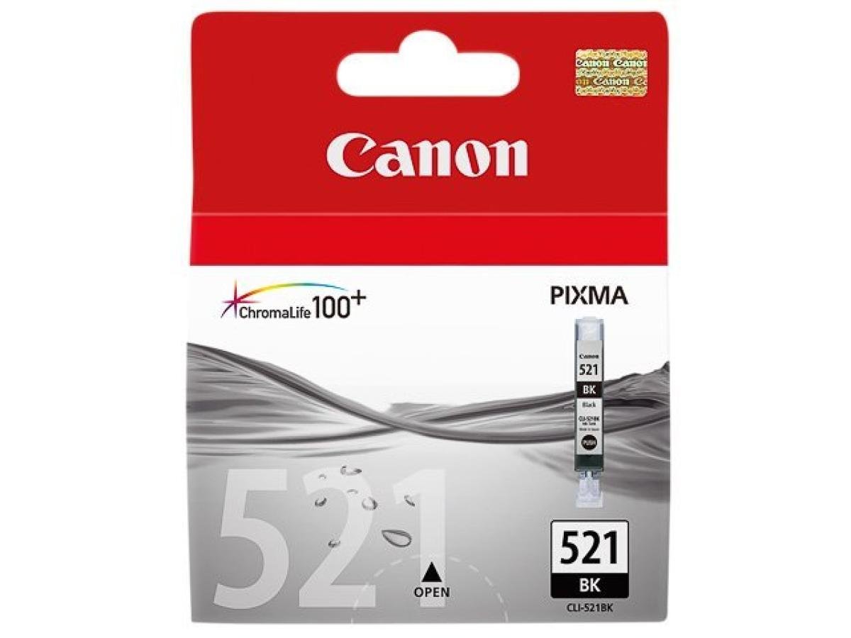 Canon CLI-521 (CLI-521BK) – Cartucho de tinta Negro Original