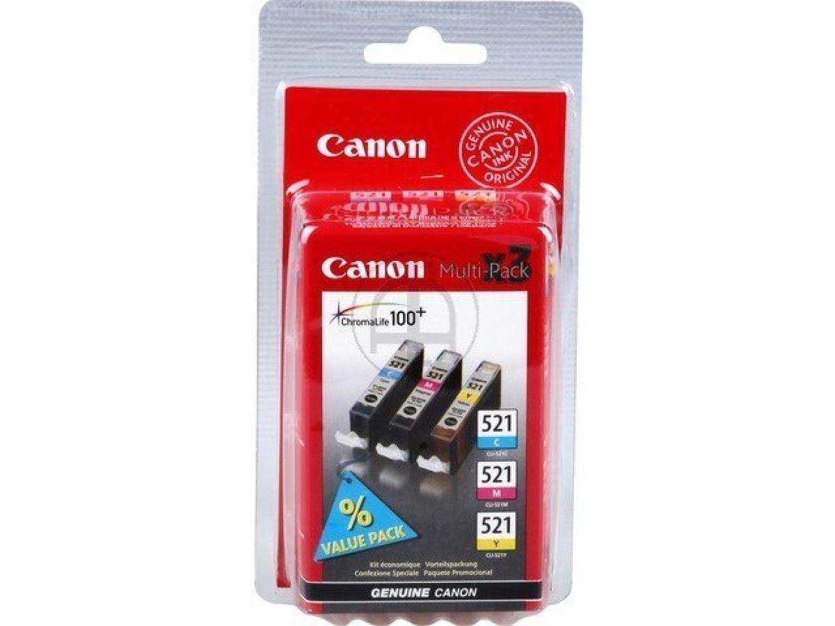 Canon CLI-521 (CLI-521C/M/Y) – Cartucho de tinta de color original