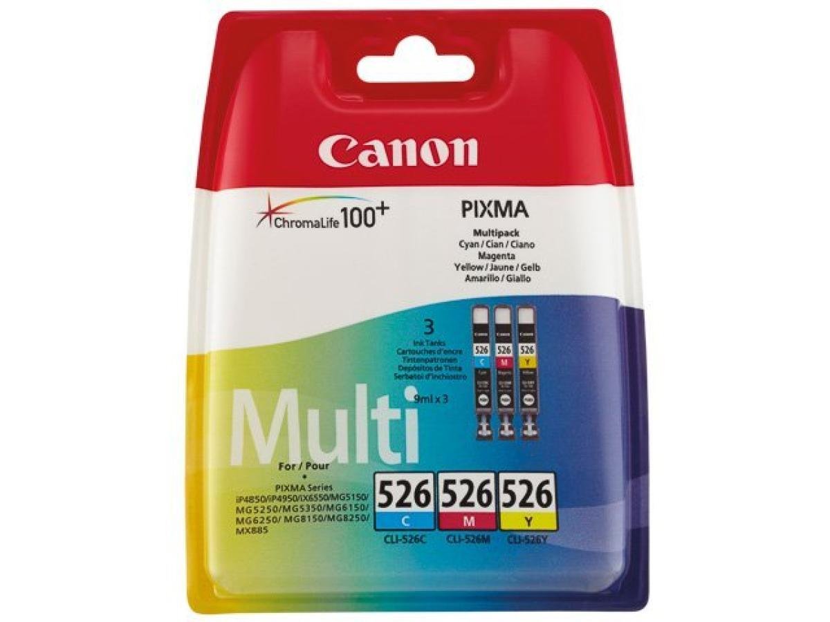 Canon CLI-526 (CLI-526C/M/Y) – Cartucho de tinta de color original