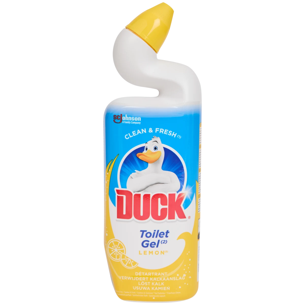 Gel limpiador para WC Duck Clean Fresh limón – 750 ml