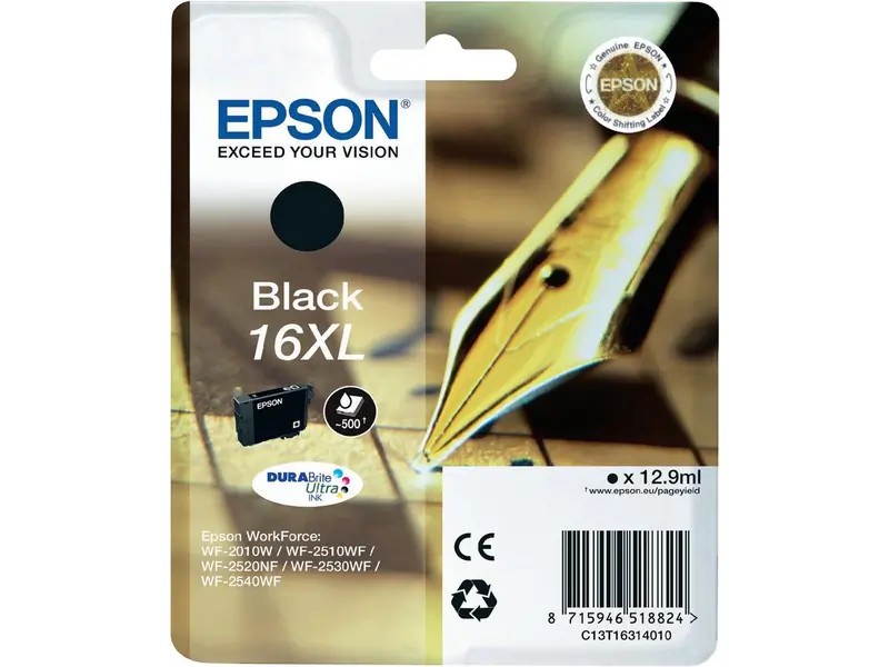 Epson 16 XL (C13T16314012) – Cartucho de tinta Negro Original