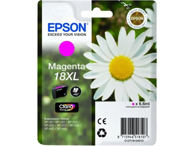 Epson 18 XL (C13T18134012) – Cartucho de tinta Magenta Original