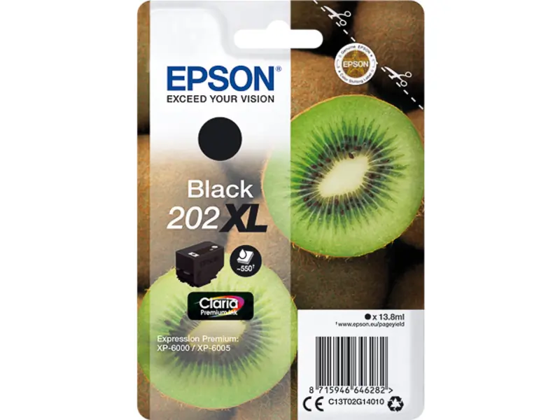Epson 202 XL (C13T02G14010) – Cartucho de tinta Negro Original