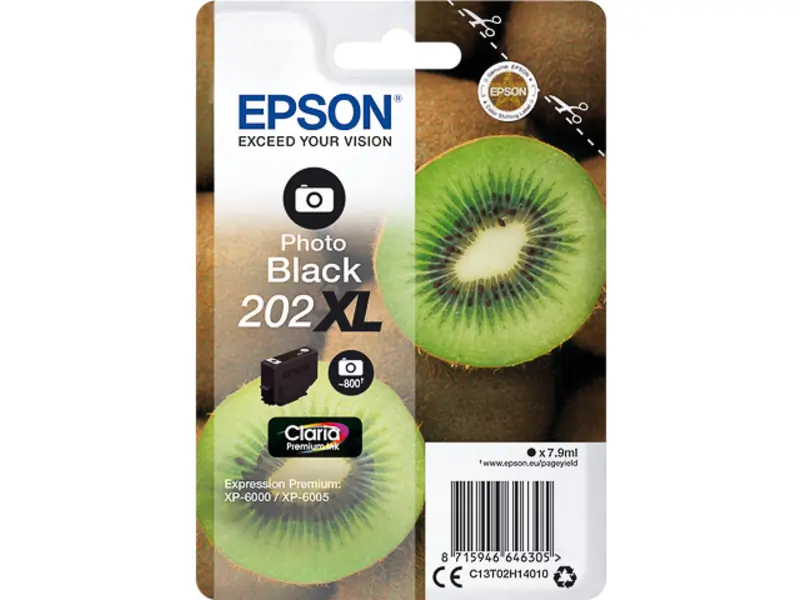 Epson 202 XL (C13T02H14010) – Cartucho de tinta Foto Negro Original