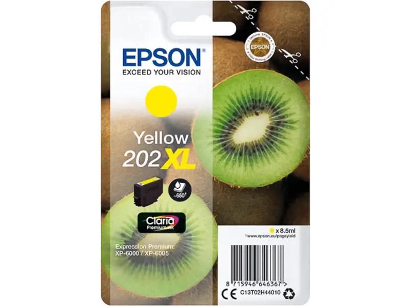 Epson 202 XL (C13T02H44010) – Cartucho de tinta Amarillo Original
