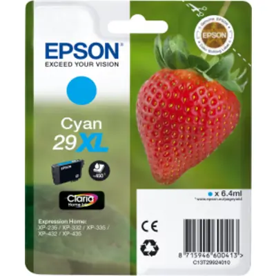 Epson 29 XL (C13T29924012) – Cartucho de tinta Cian Original