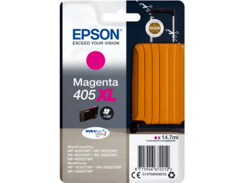 Epson 405 XL (C13T05H34010) – Cartucho de tinta Magenta Original