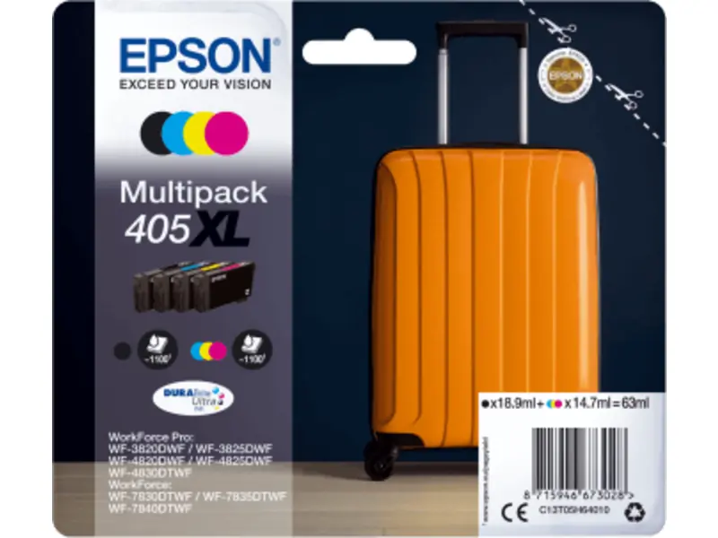 Epson 405 XL (C13T05H64010) – Pack de cartuchos de tinta original