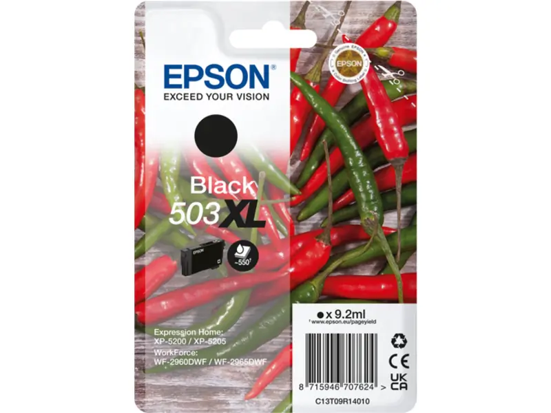 Epson 503 XL (C13T09R14010) – Cartucho de tinta Negro Original