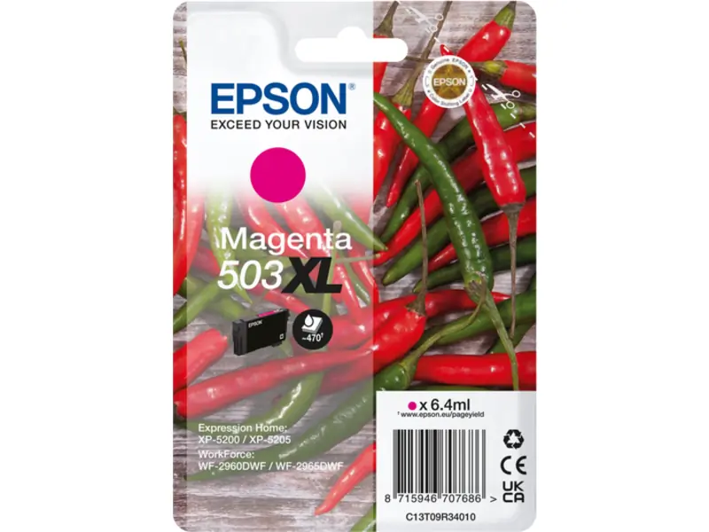 Epson 503 XL (C13T09R34010) – Cartucho de tinta Magenta Original