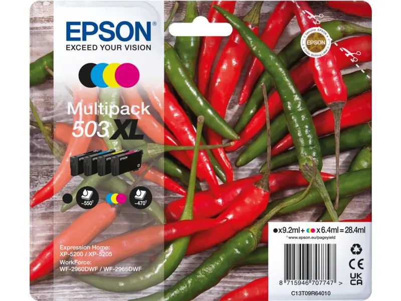 Epson 503 XL (C13T09R64020) – Pack de cartuchos de tinta original