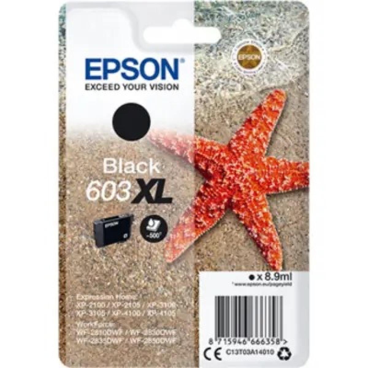 Epson 603 XL (C13T03A14010) – Cartucho de tinta Negro Original