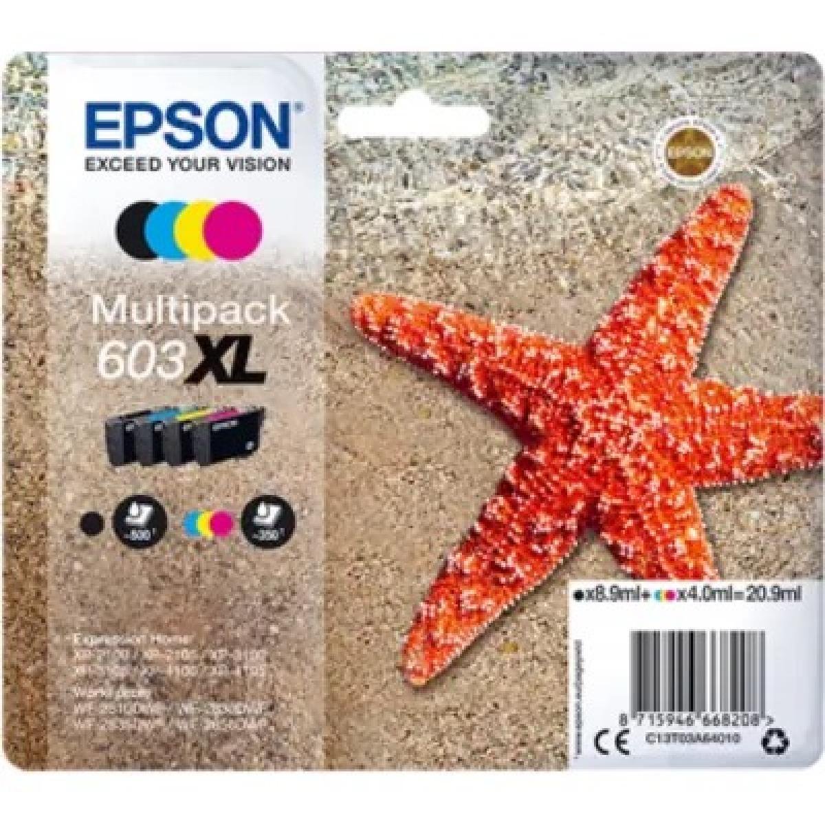 Epson 603 XL (C13T03A64010) – Pack de cartuchos de tinta original
