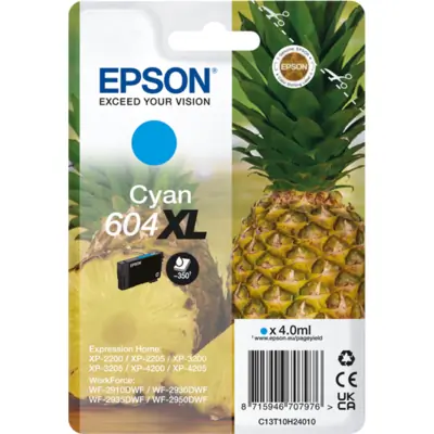 Epson 604 XL (C13T10H24010) – Cartucho de tinta Cian Original
