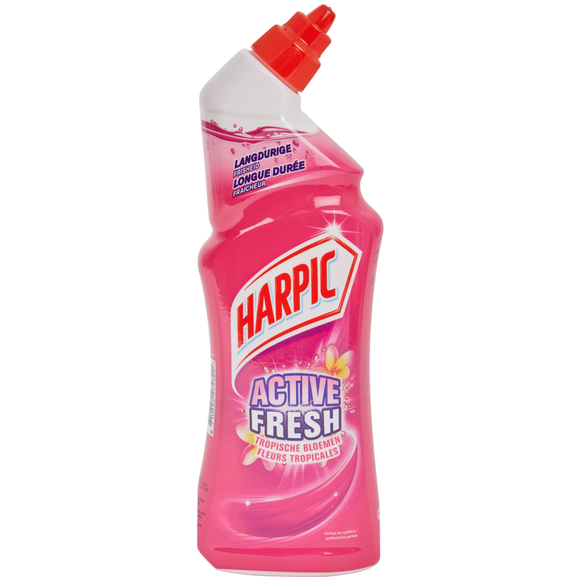 Gel con lejía Harpic Active Fresh flores tropicales – 750 ml