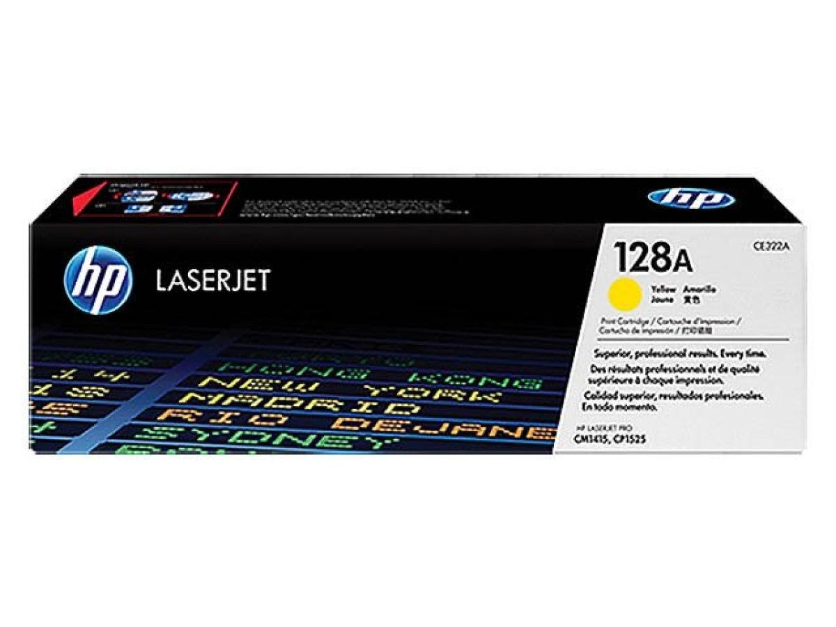 HP 128A (CE322A) – Tóner Amarillo Original