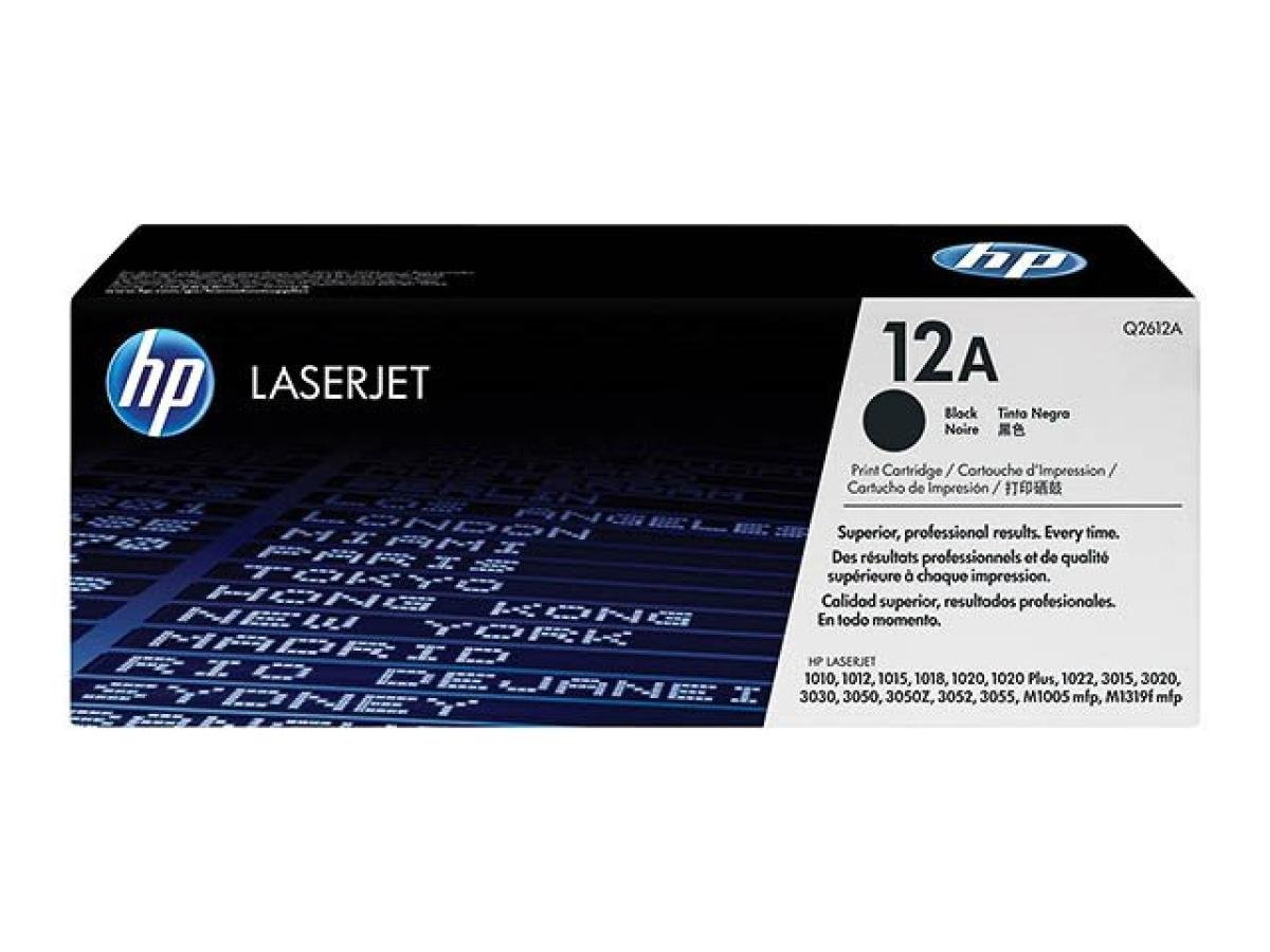 HP 12A (Q2612A) – Tóner Negro Original