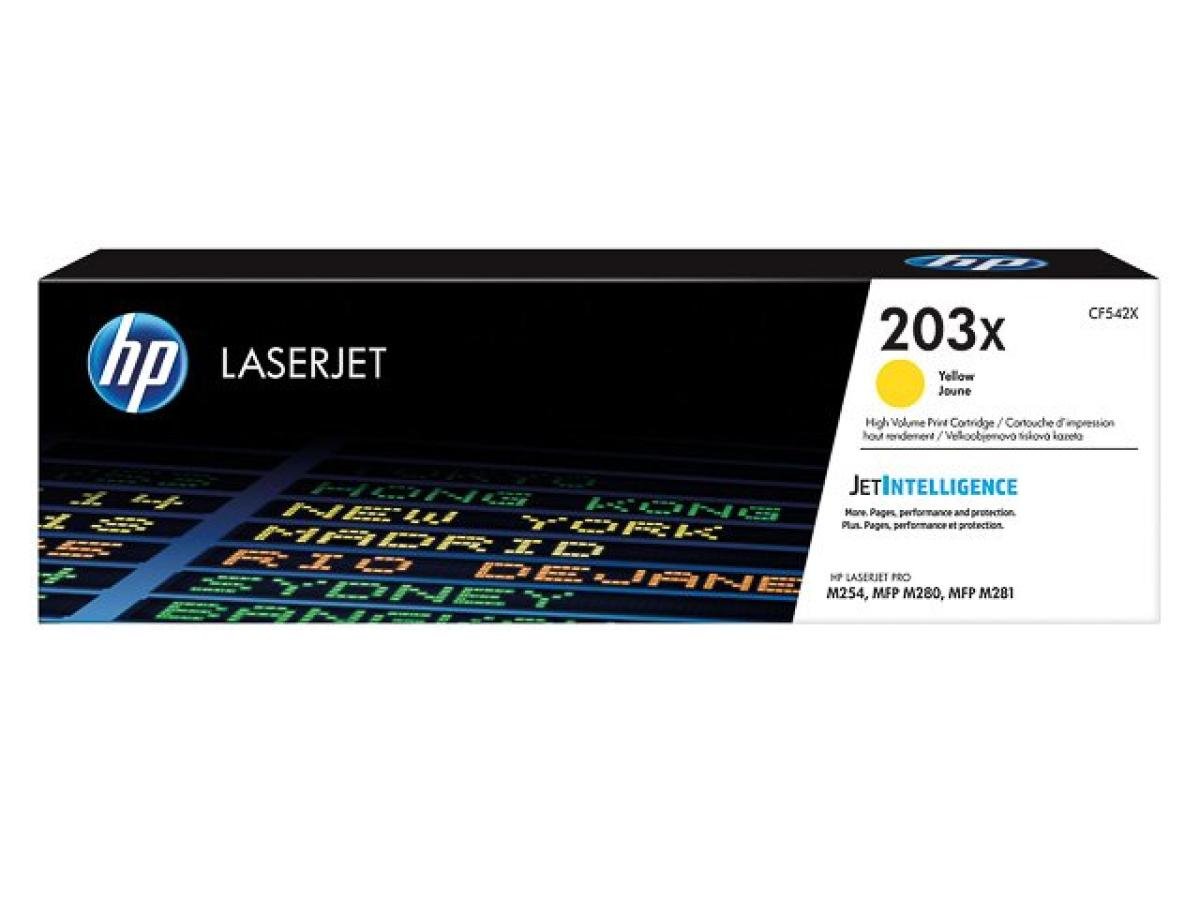 HP 203X (CF542X) – Tóner Amarillo Original