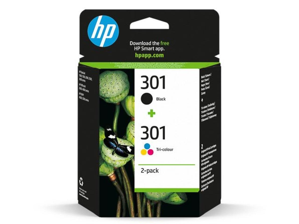 HP 301 (N9J72AE) – Pack de cartuchos de tinta original