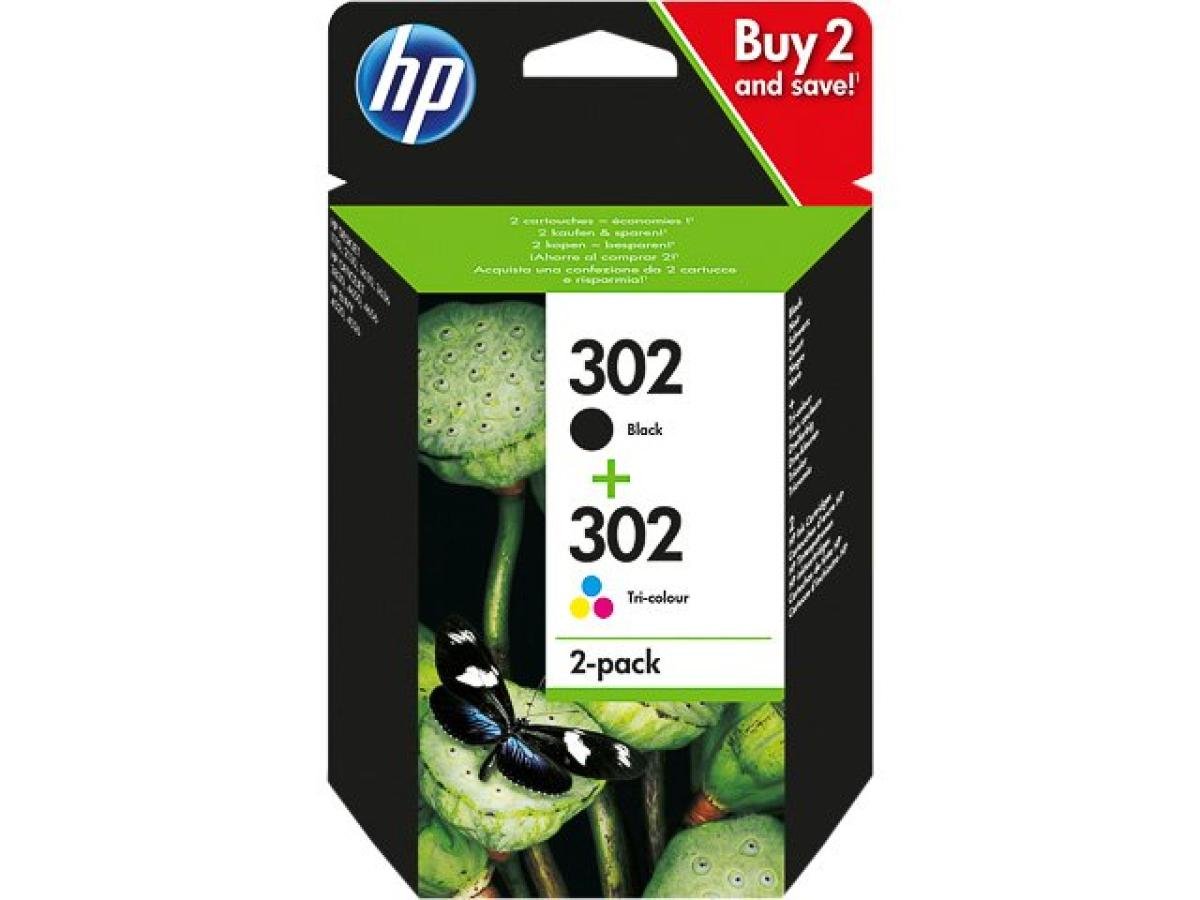 HP 302 (X4D37AE) – Pack de cartuchos de tinta original