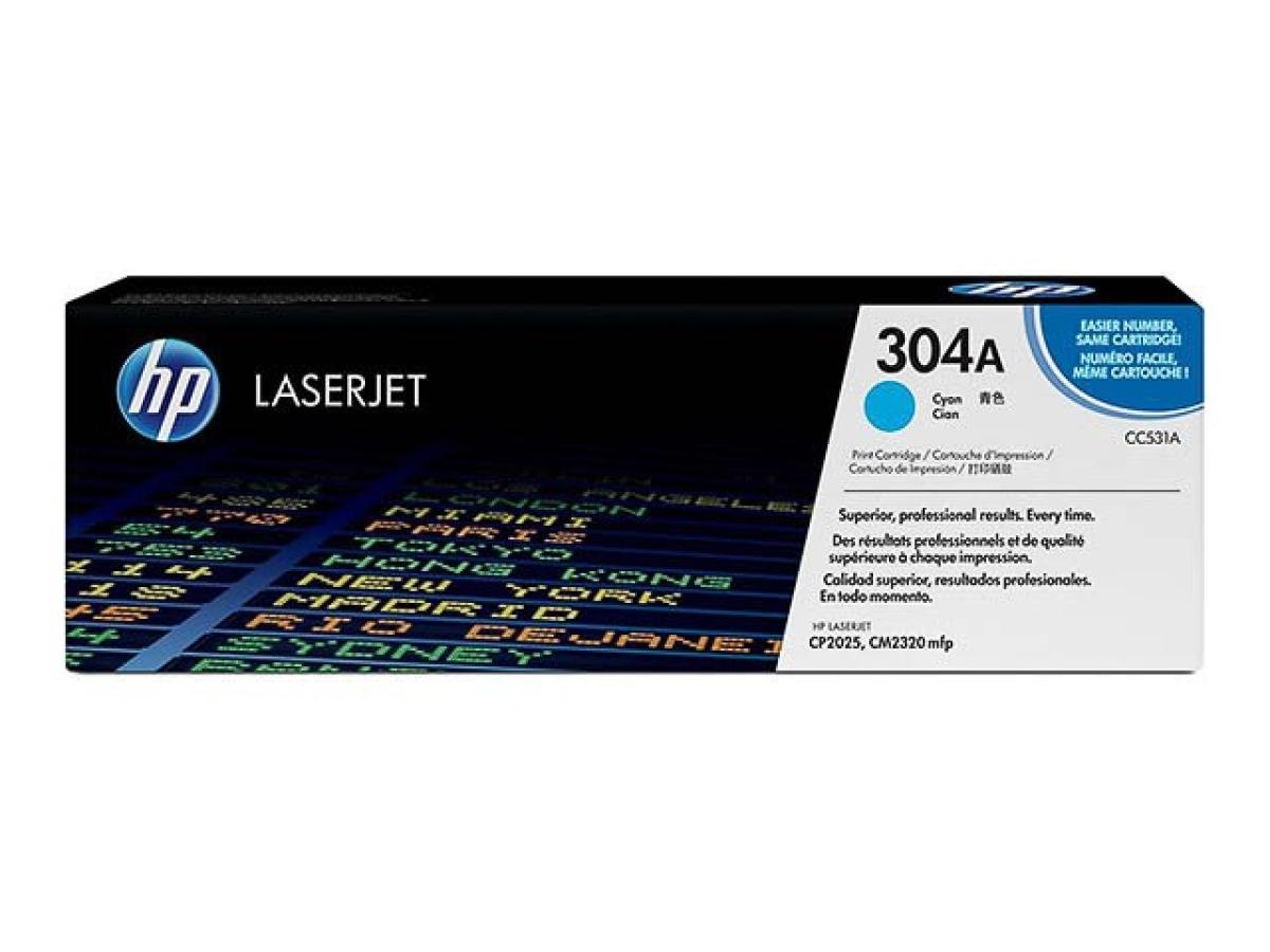 HP 304A (CC531A) – Tóner Cian Original
