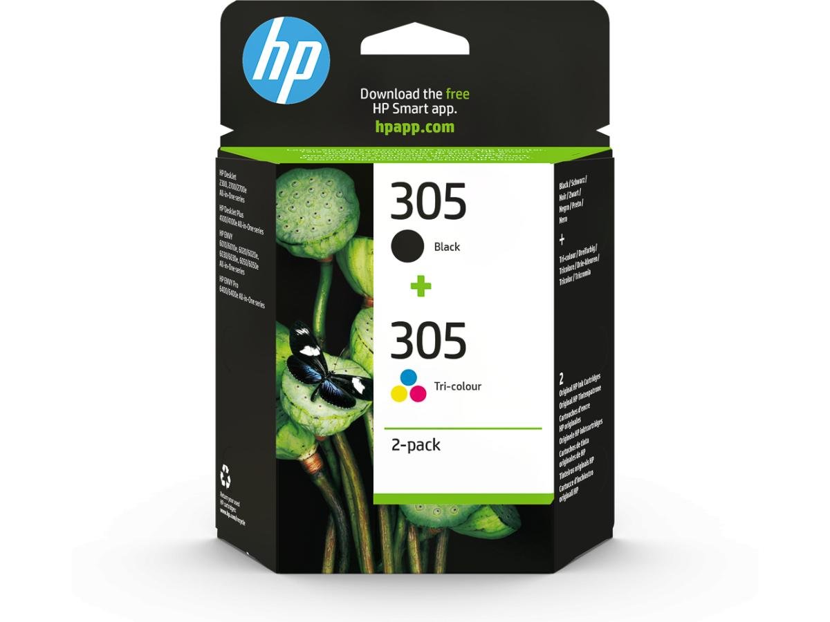 HP 305 (6ZD17AE) – Pack de cartuchos de tinta original