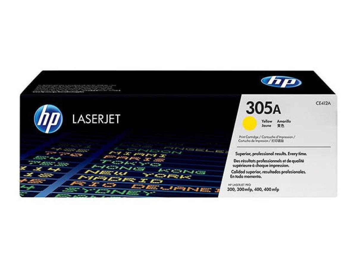 HP 305A (CE412A) – Tóner Amarillo Original
