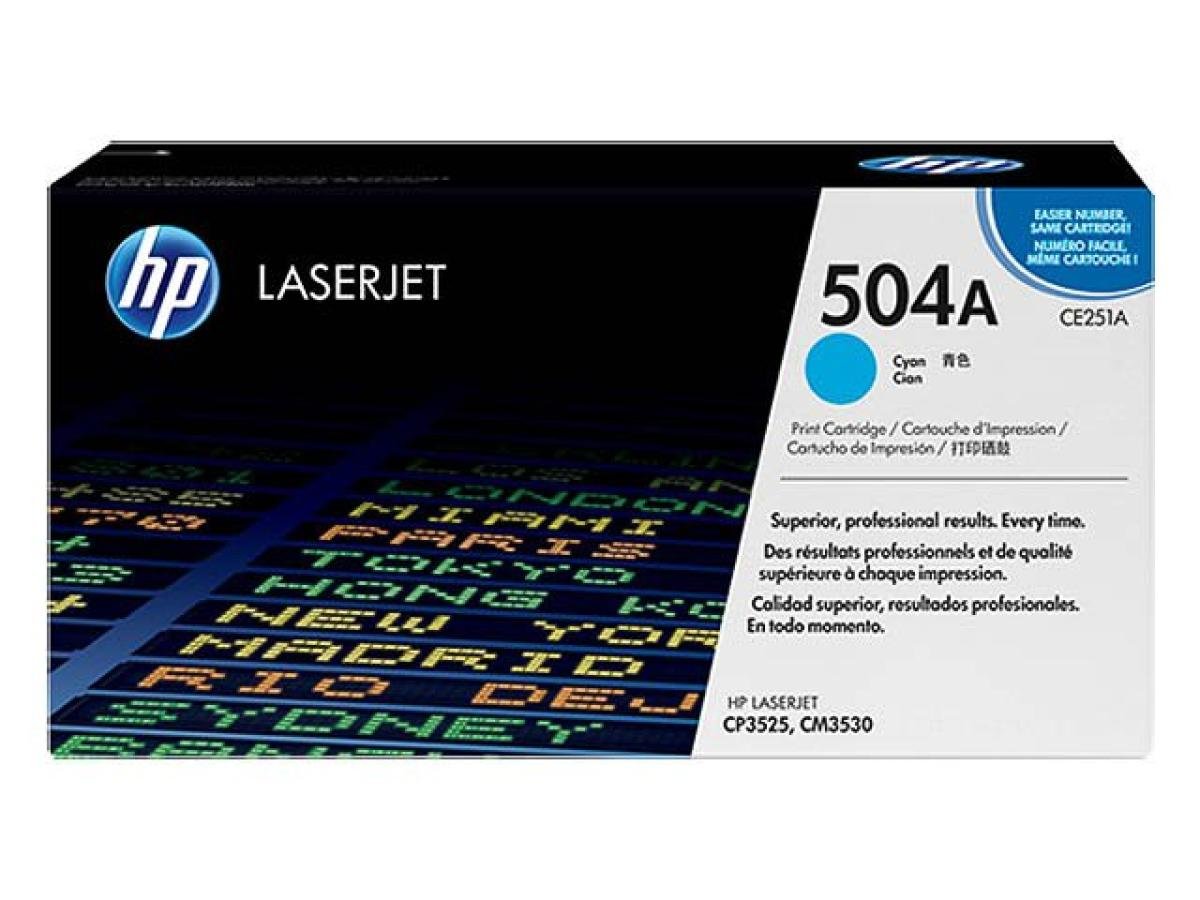 HP 504A (CE251A) – Tóner Cian Original