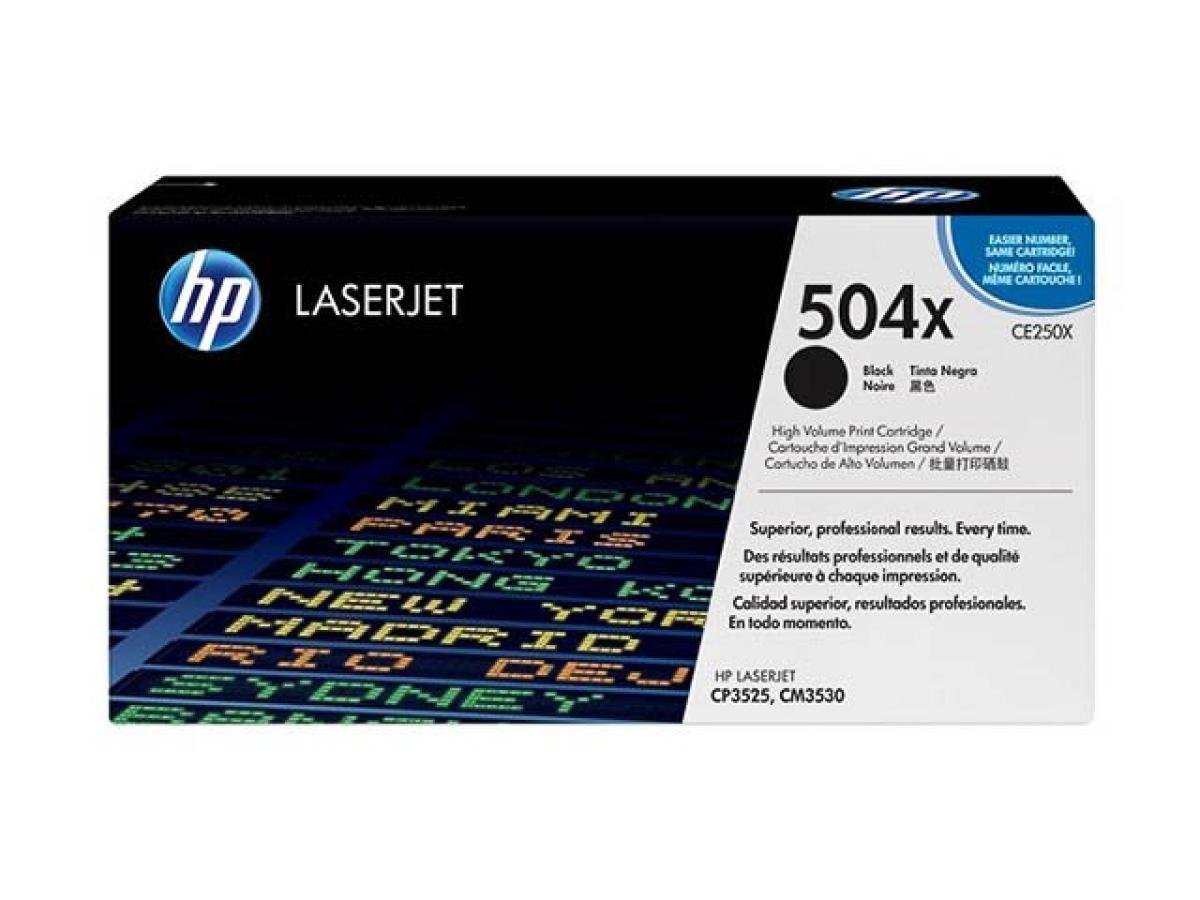 HP 504X (CE250X) – Tóner Negro Original