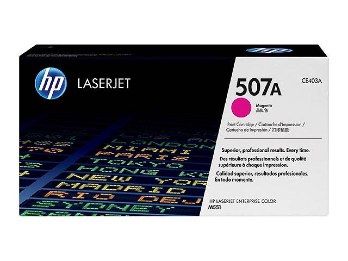 HP 507A (CE403A) – Tóner Magenta Original
