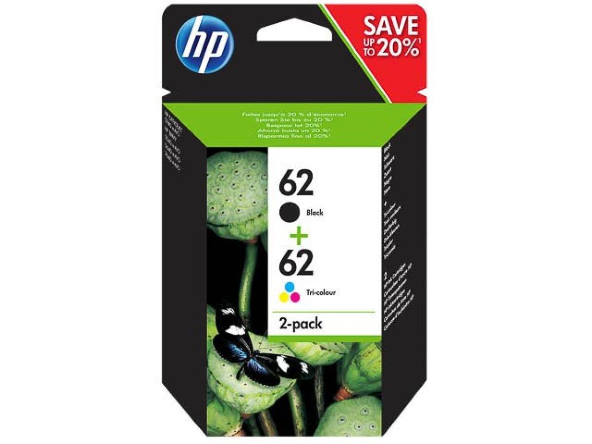HP 62 (N9J71AE) – Pack de cartuchos de tinta original