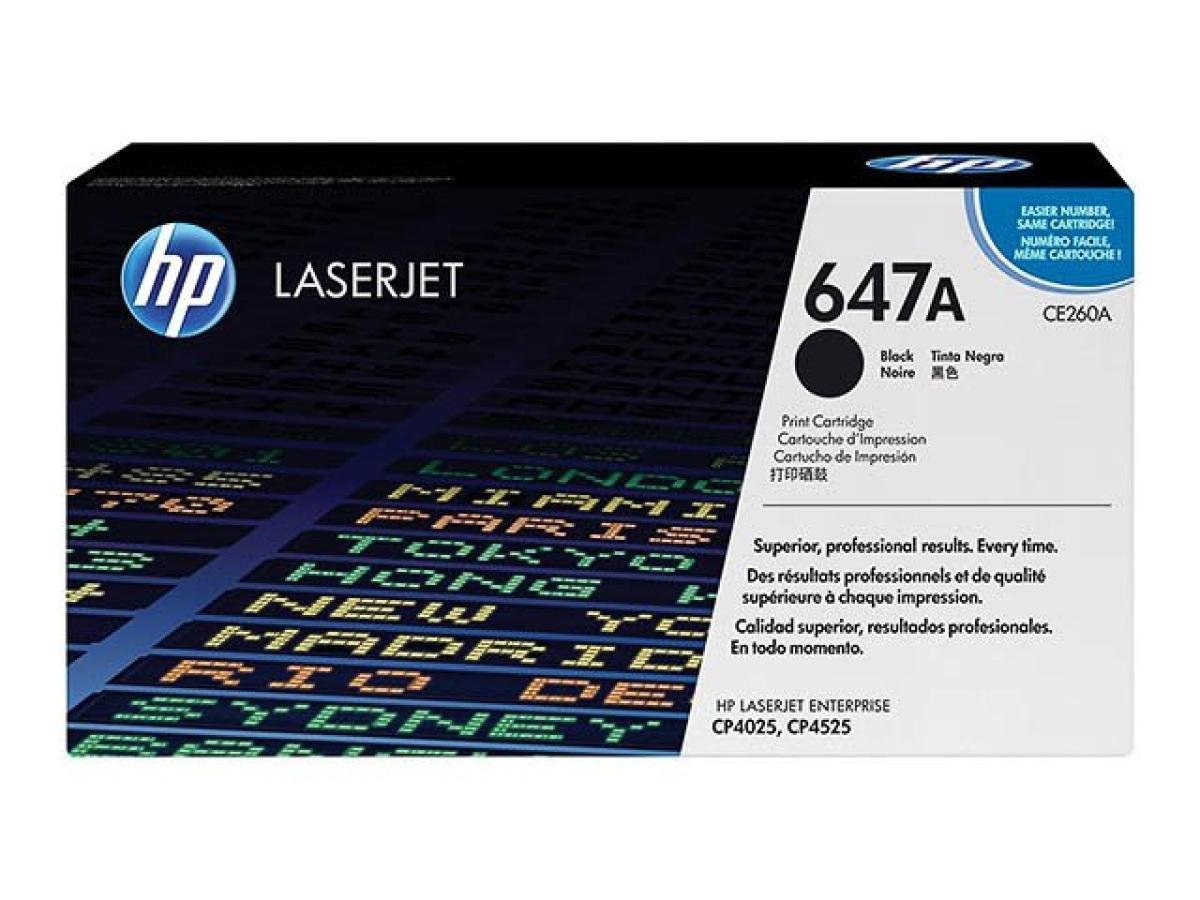 HP 647A (CE260A) – Tóner Negro Original