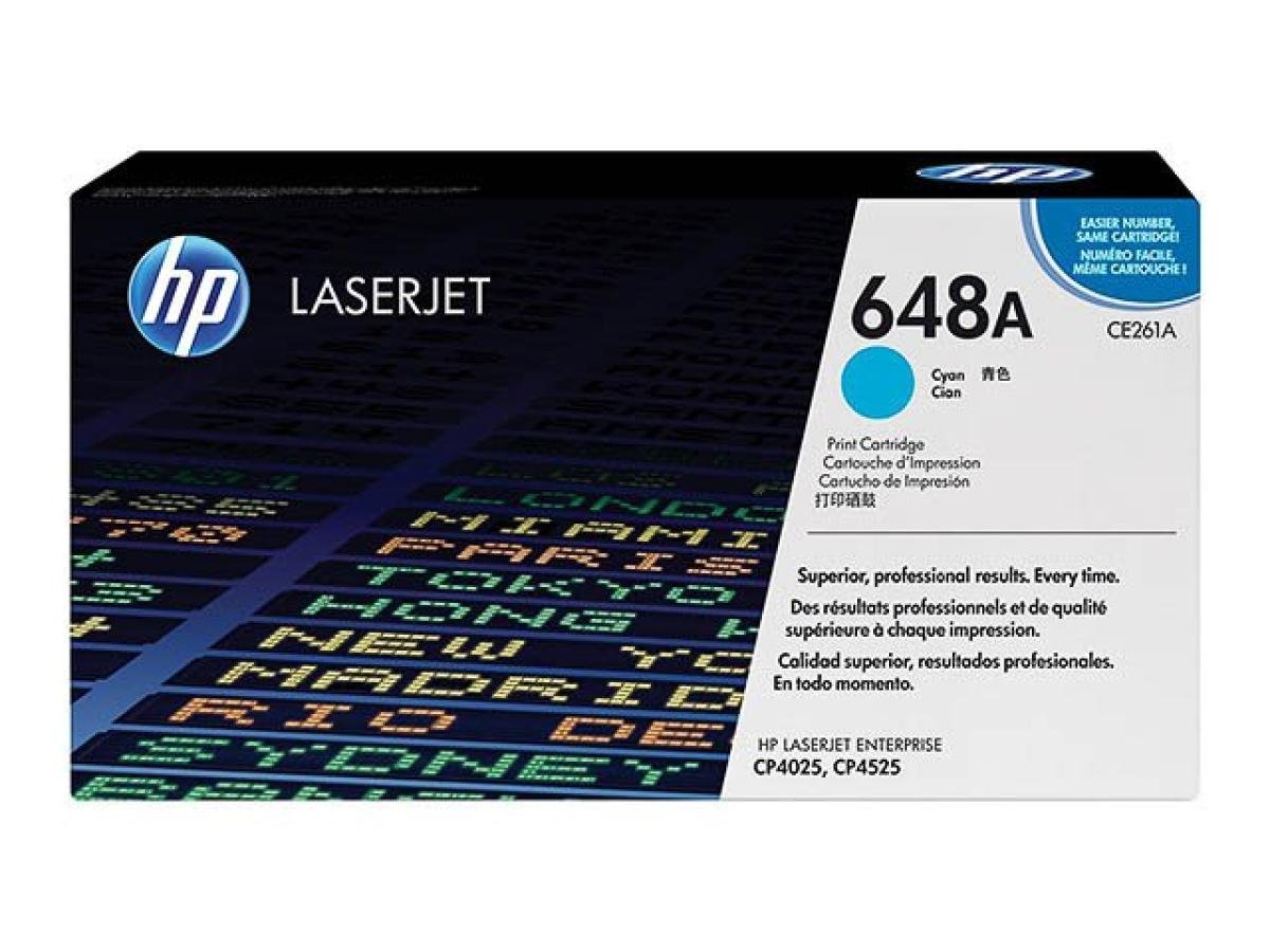 HP 648A (CE261A) – Tóner Cian Original