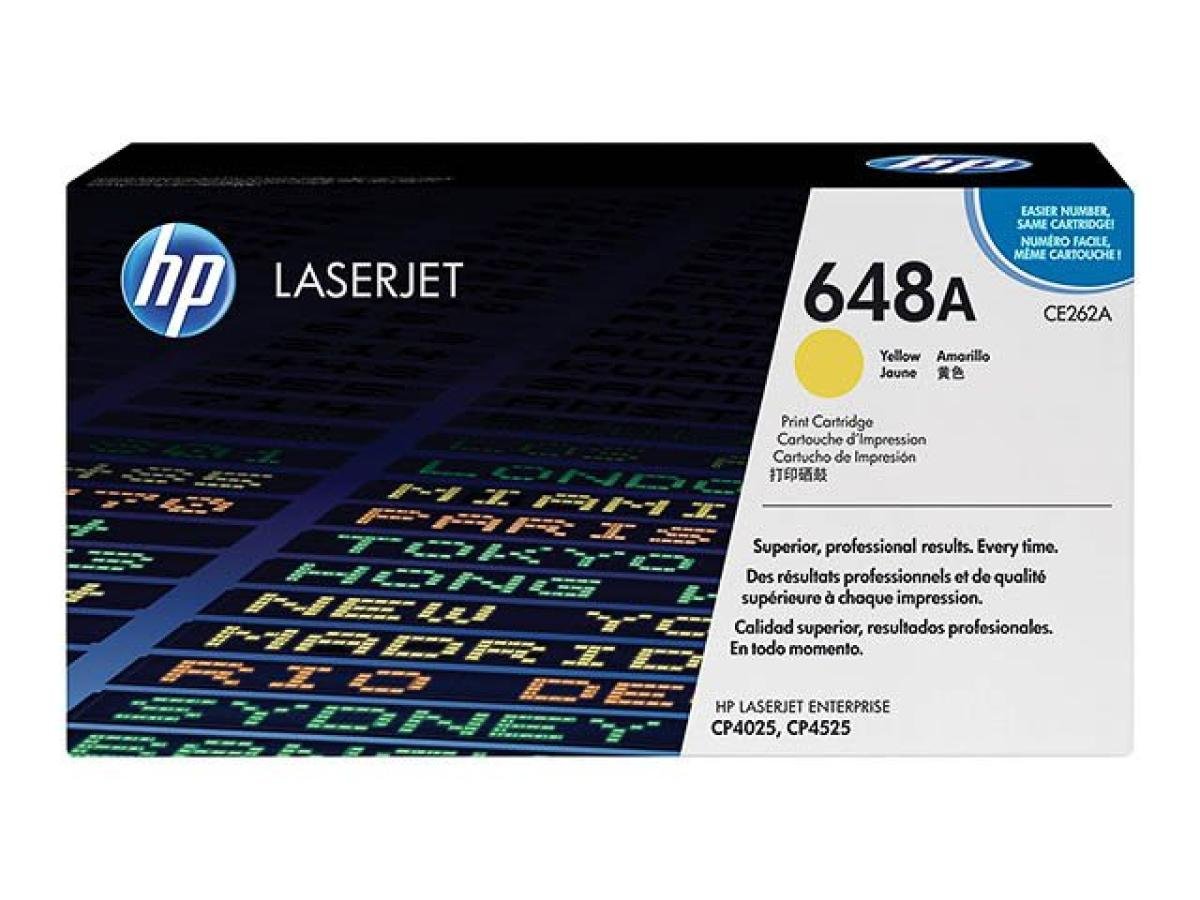 HP 648A (CE262A) – Tóner Amarillo Original