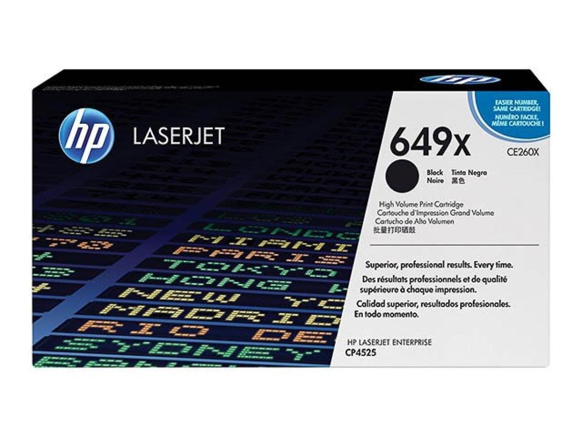HP 649X (CE260X) – Tóner Negro Original