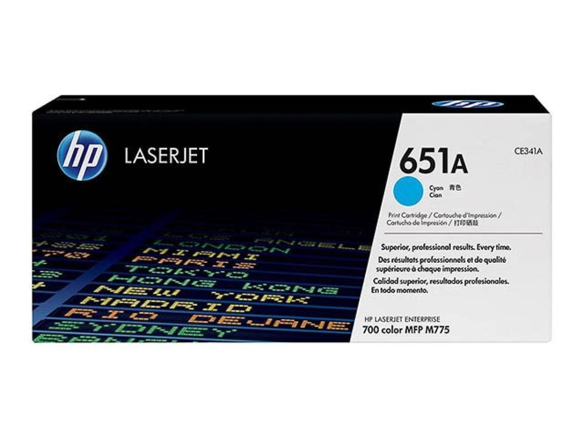 HP 651A (CE341A) – Tóner Cian Original