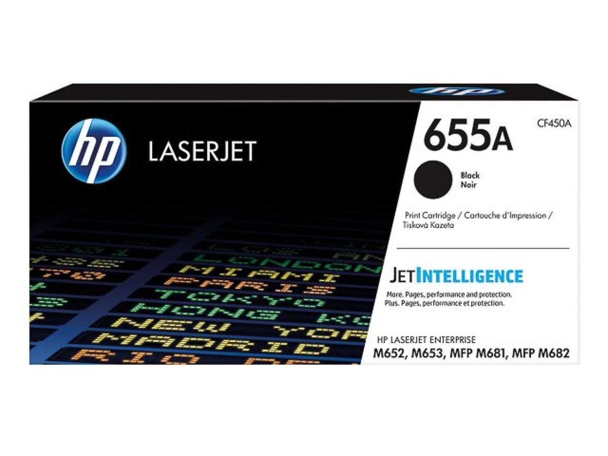 HP 655A (CF450A) – Tóner Negro Original