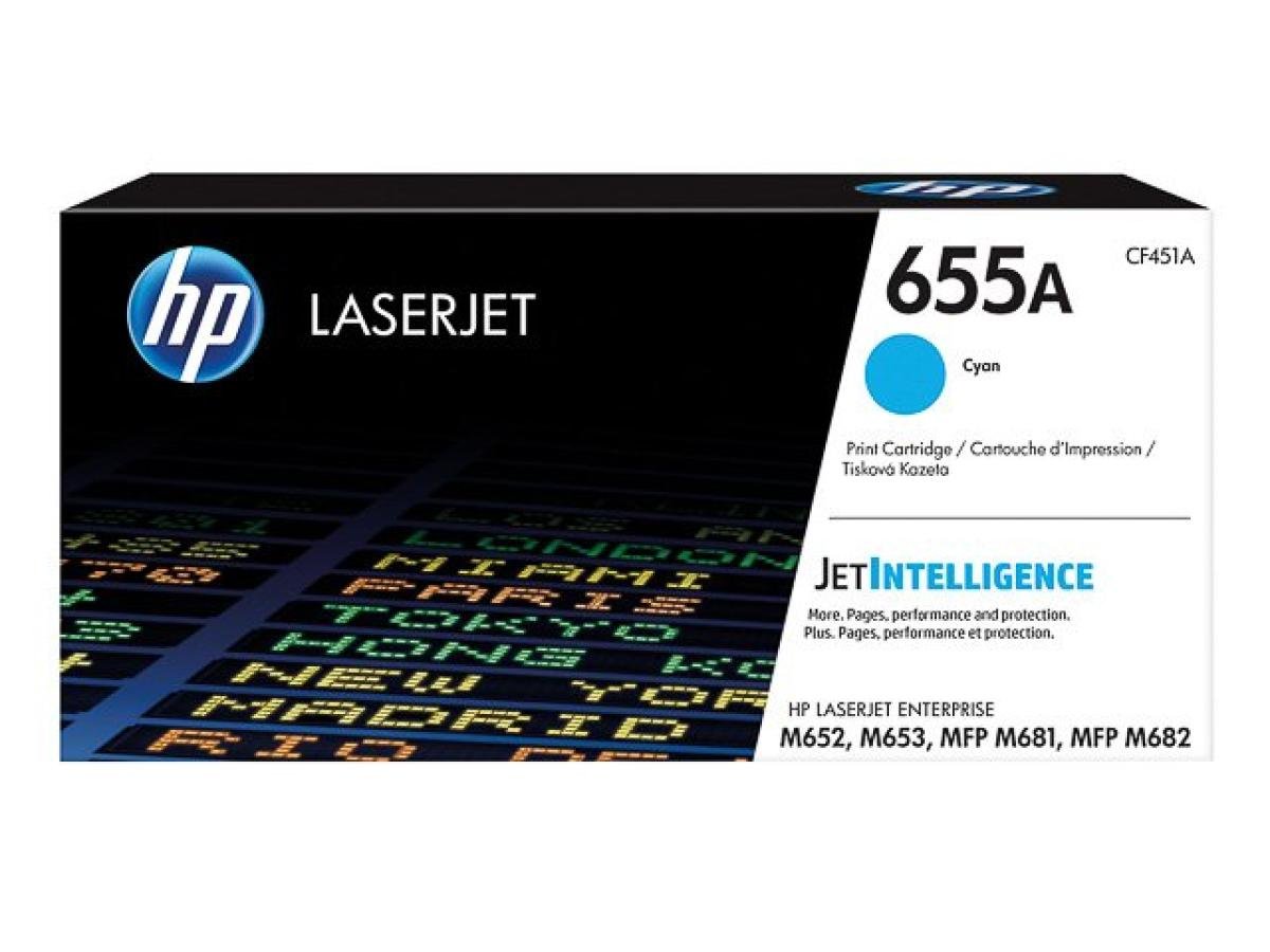 HP 655A (CF451A) – Tóner Cian Original