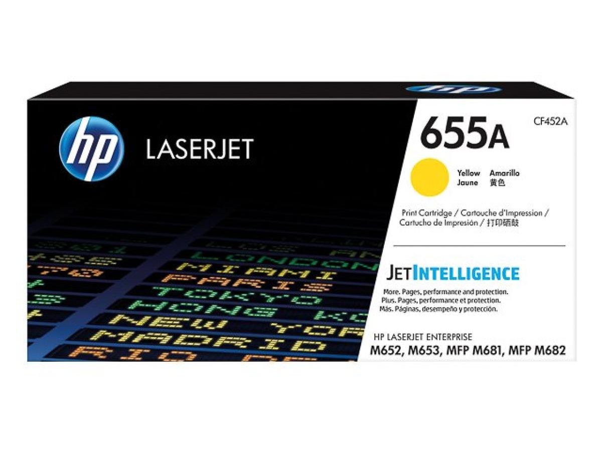 HP 655A (CF452A) – Tóner Amarillo Original