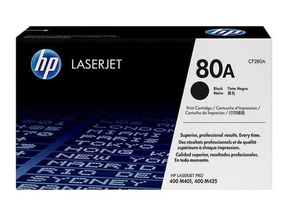 HP 80A (CF280A) – Tóner Negro Original