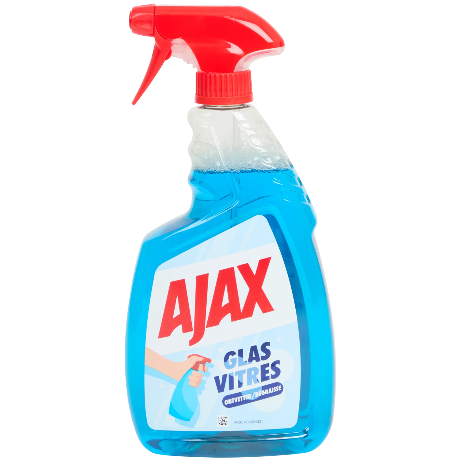 Limpiacristales Ajax Triple Action – azul – 750 ml