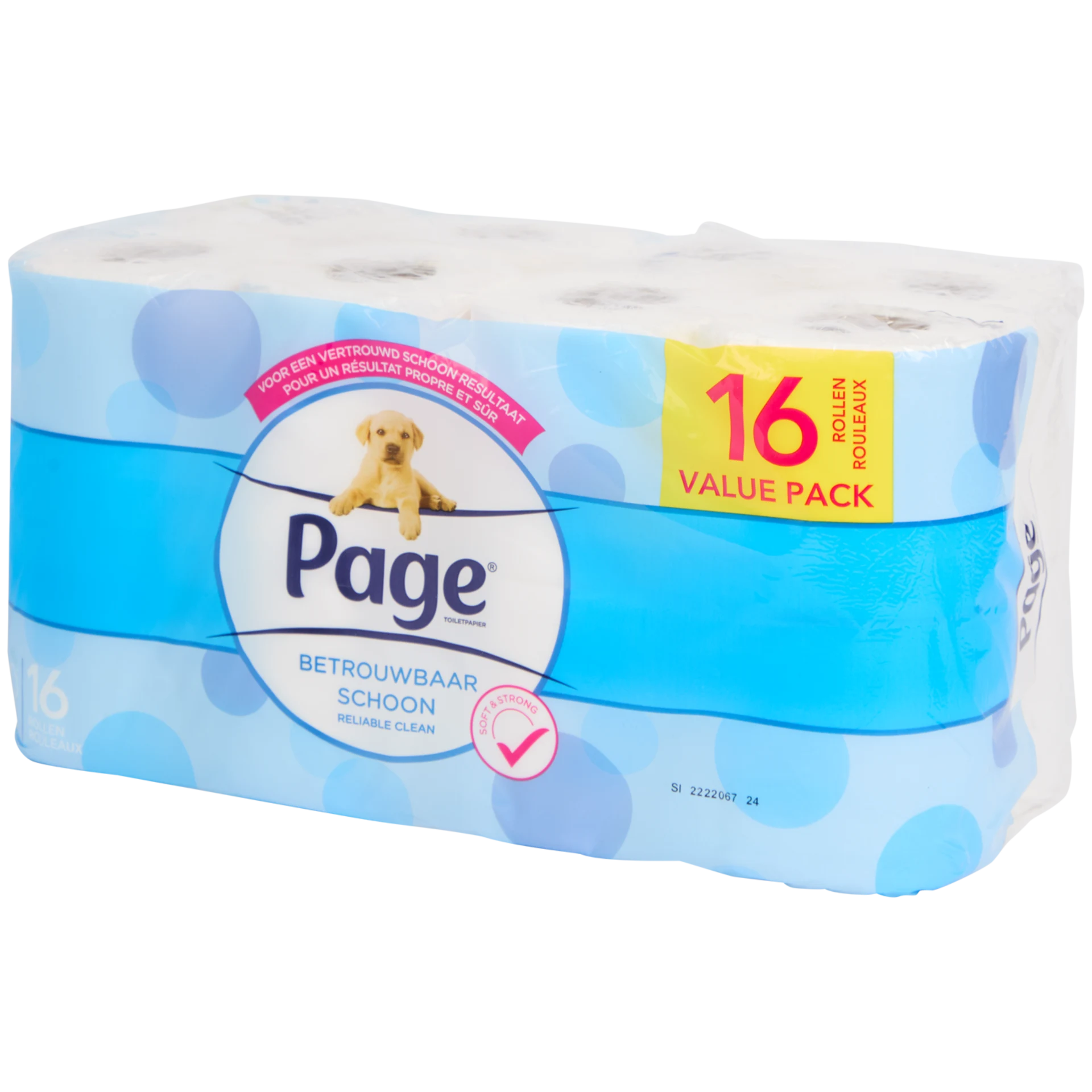 Papel higiénico Page limpieza fiable – 16 rollos