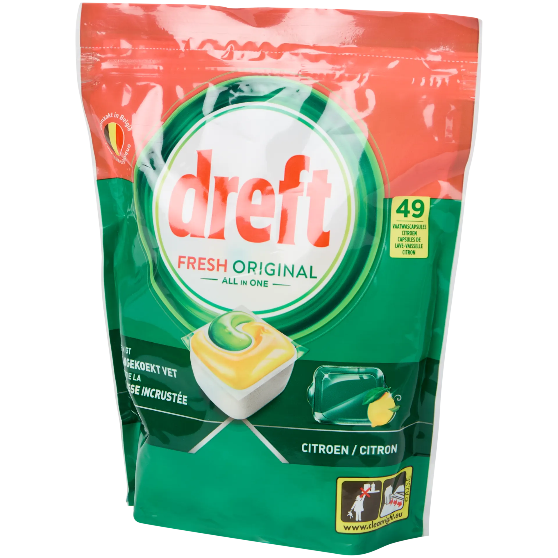 Pastillas para lavavajillas Dreft All-in-1 Fresh Original