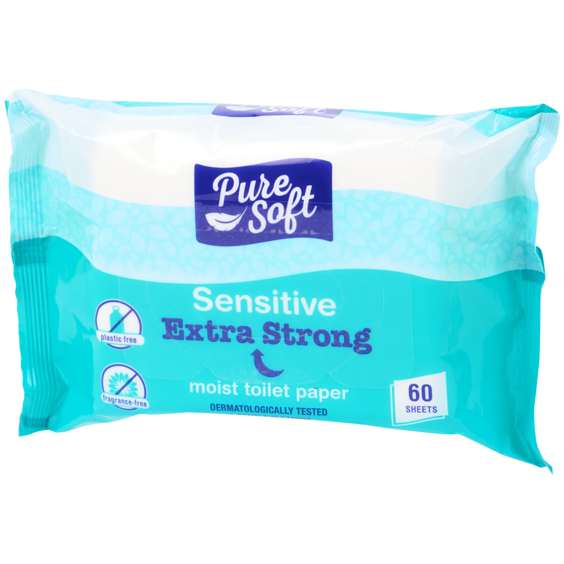 Húmedo Papel higiénico Pure Soft – 60 unidades