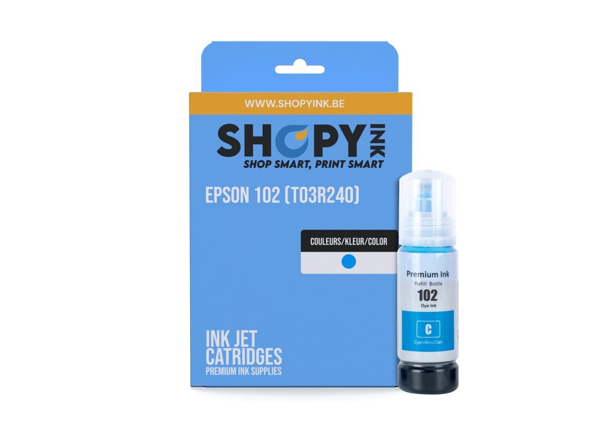 Epson 102 (T03R240) – Cartucho de tinta Cian Compatible